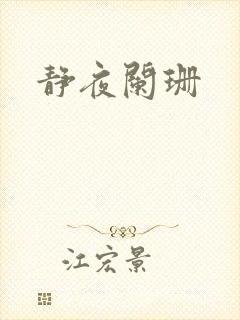静夜阑珊
