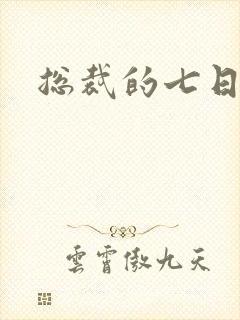 总裁的七日索情