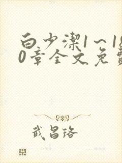 白少洁1～180章全文免费