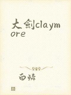 《大剑claymore》小说封面