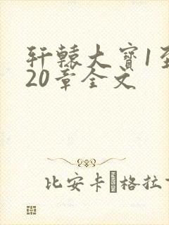 轩辕大宝1至720章全文