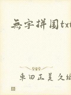 无字拼图txt
