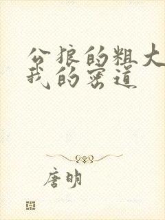 公狼的粗大挺进我的密道