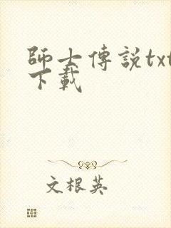 师士传说txt下载