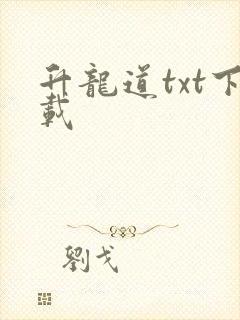 升龙道txt下载