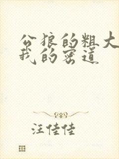 公狼的粗大挺进我的密道