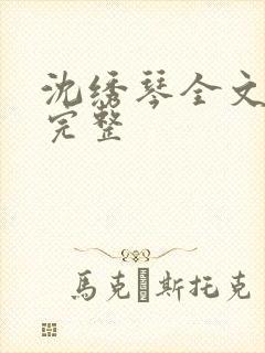 沈绣琴全文阅读完整