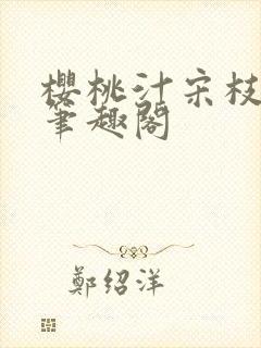 樱桃汁宋枝江野笔趣阁