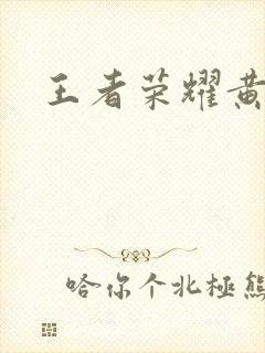 王者荣耀黄化网