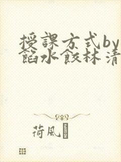 授课方式by肉馅水饺林清