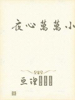 夜心万万小说