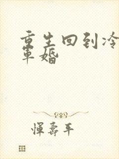 重生回到冷战前军婚