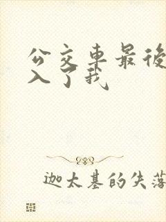 公交车最后一排入了我