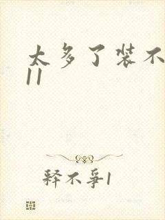 太多了装不下H11