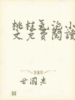 桃枝气泡小说全文免费阅读