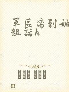 军区脔到她哭h粗话h