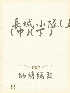 长城小队(上)(中)(下 )封面