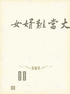 女婿难当大结局