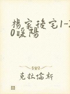 杨家后宅1-20暖阳