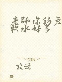 老师你的兔子好软水好多