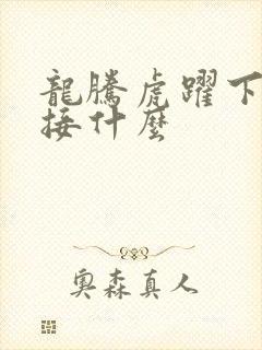 龙腾虎跃下一句接什么