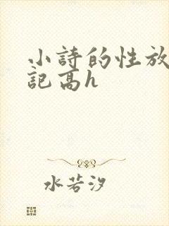 小诗的性放荡日记高h