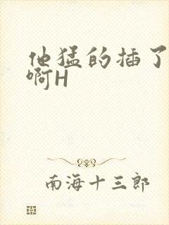 他猛的插了进去啊H