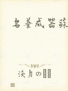 名养成器苏沫沫