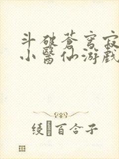 斗破苍穹寂寞的小医仙游戏世界