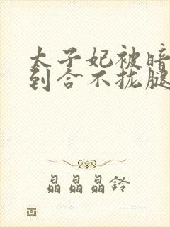 太子妃被暗卫C到合不拢腿