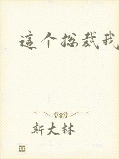 这个总裁我要了