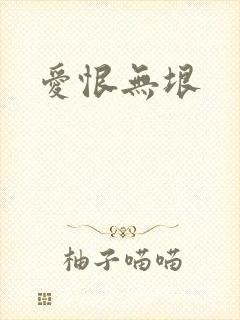 爱恨无垠封面