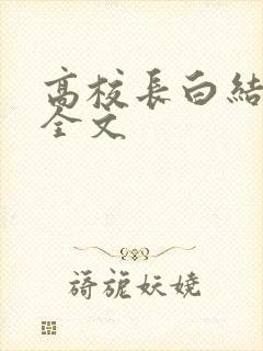 高校长白结小说全文
