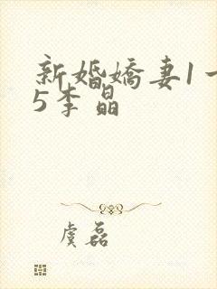 新婚娇妻1一25李晶