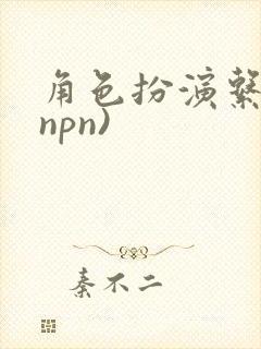角色扮演系统(npn)封面