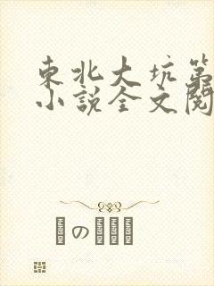 东北大坑第二部小说全文阅读