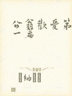 公翁欢爱第三十一篇