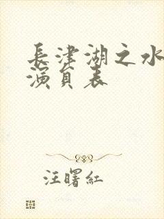 长津湖之水门桥演员表