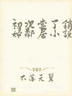 《初次尝了销魂少妇邻居小说》小说封面