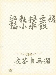 梁教授要稳住肉馅小水饺