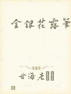 金银花露笔趣阁