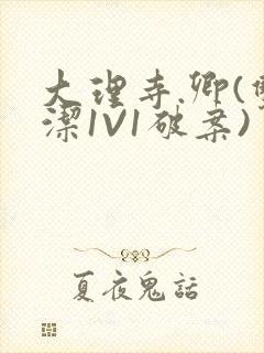 大理寺.卿(双洁1V1破案)