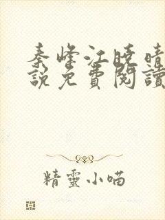 秦峰江晓晴的小说免费阅读