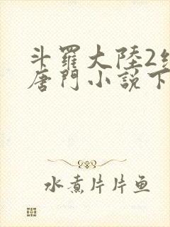 斗罗大陆2绝世唐门小说下载封面