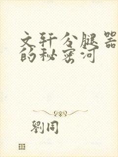 文轩分腿器河马的秘密河