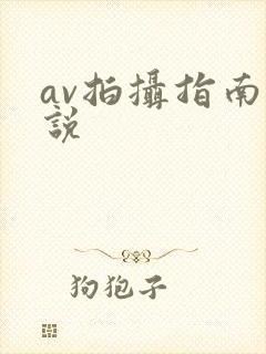 av拍摄指南小说