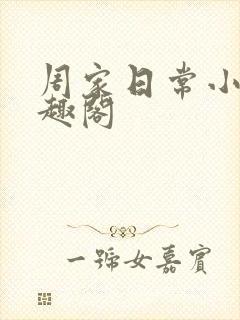 周家日常小说笔趣阁