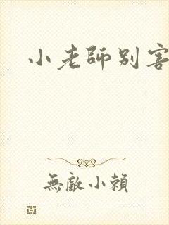 小老师别害羞封面