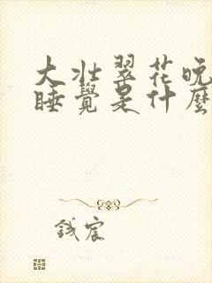 大壮翠花晚上不睡觉是什么电视剧