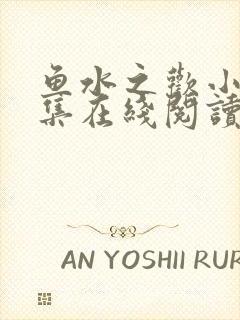 鱼水之欢小说全集在线阅读